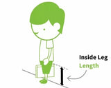 balance bike sizing chart, how to measure your child's inside leg length