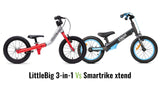 smartrike vs littlebig convertible balance to pedal bikes