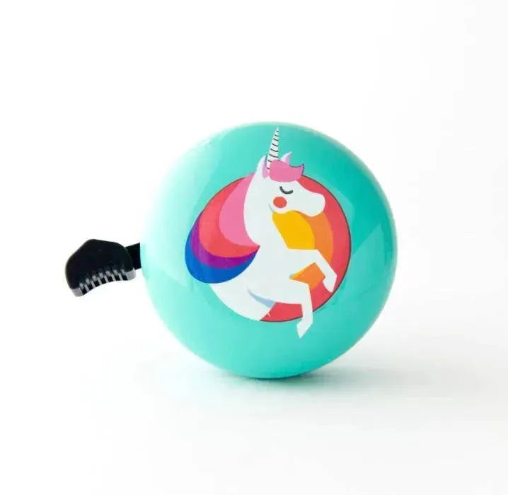 #colour_unicorn,Beep Unicorn bike bell| Perfect for scooters and trikes with colourful hand painted design and classic loud ring.