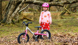 #colour_glitter pink, Learn to balance and pedal on one bike | 5 Year old girl with LittleBig in pedal mode