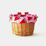 #colour_watermelon,Beep Bike Basket Front|Woven kids bike basket for carrying toys and treasures