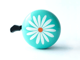 #colour_white flower,Beep White Flower bike bell|Perfect addition to your LittleBig with colourful hand painted design and classic loud ring.
