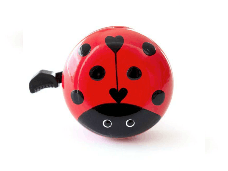 #colour_ladybug,Beep Ladybug bike bell|Perfect addition to your LittleBig with colourful hand painted design and classic loud ring.