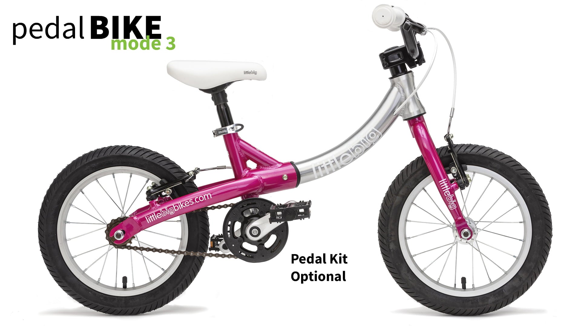 2024 Sparkle Pink Convertible balance bike