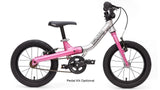 #colour_glitter pink, Step 3: Big Pedal Bike| With an ultra low starting saddle height, your child can begin pedalling as soon as they're ready (Child's Height: 37"-45")