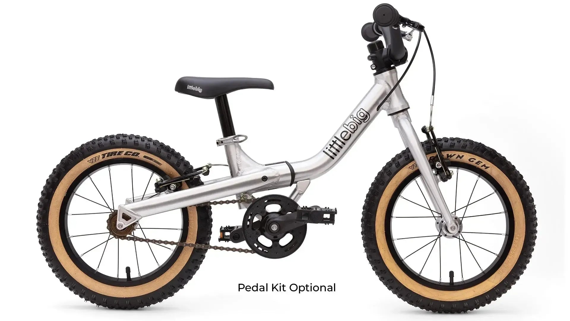#colour_silver storm,Step 3: Big Pedal Bike| With an ultra low starting saddle height, your child can begin pedalling as soon as they're ready (Child's Height: 37"-45")