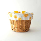 #colour_sunshine,Sunshine Bike Basket Front|Stylish kids bike basket for family cycling adventures