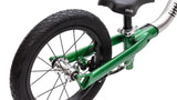 #colour_jungle green, Lightweight yet durable components | Alloy frame and fork lightweight components plus front and rear hand brakes with air tyres and riser bars.