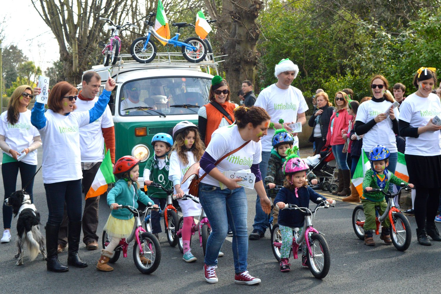 LittleBig bikes at the St Patrick's Day parade