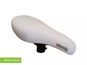 white saddle for LittleBig bike