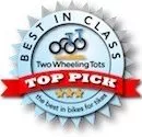 Two Wheeling Tots, Best in Class Top Pick Badge