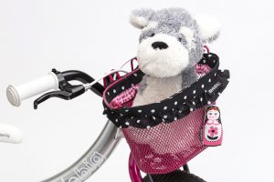 littlebig basil basket fitted to pink bike