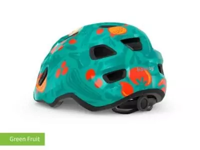 Met Hooray Kids Helmet - Green Fruit - Rear view